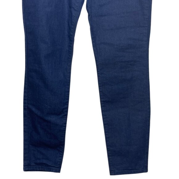 OLD NAVY | Super Skinny Mid-Rise Dark Wash Button Front Jeans | Size 12 - Picture 3 of 11